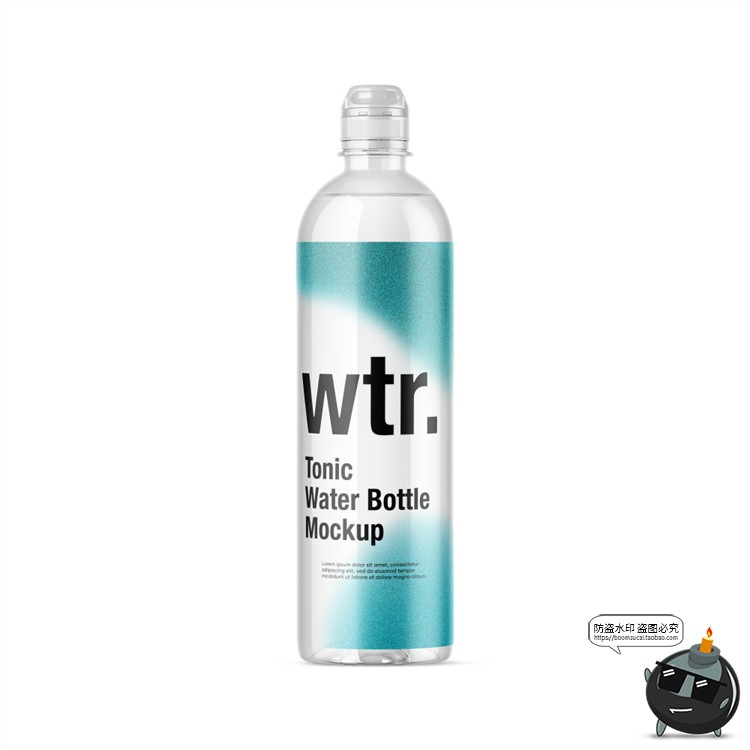 图片[23]-矿泉水饮料塑料玻璃瓶子包装VI效果图展示贴图样机PSD模板PS素材-设计猿