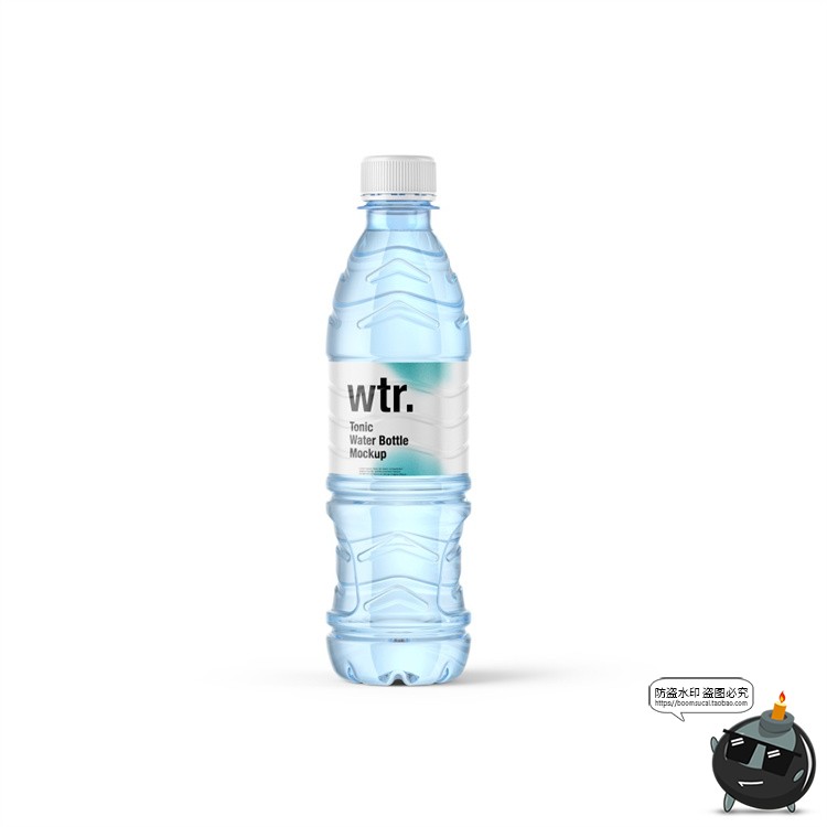 图片[24]-矿泉水饮料塑料玻璃瓶子包装VI效果图展示贴图样机PSD模板PS素材-设计猿