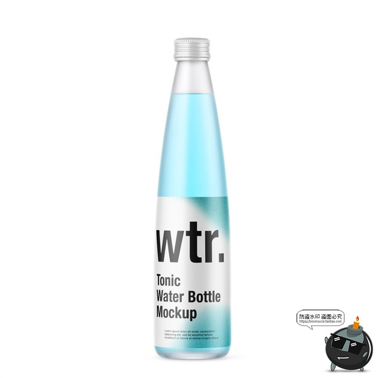 图片[28]-矿泉水饮料塑料玻璃瓶子包装VI效果图展示贴图样机PSD模板PS素材-设计猿