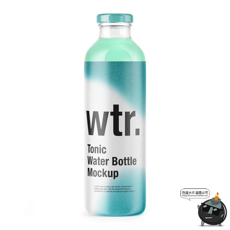 图片[31]-矿泉水饮料塑料玻璃瓶子包装VI效果图展示贴图样机PSD模板PS素材-设计猿