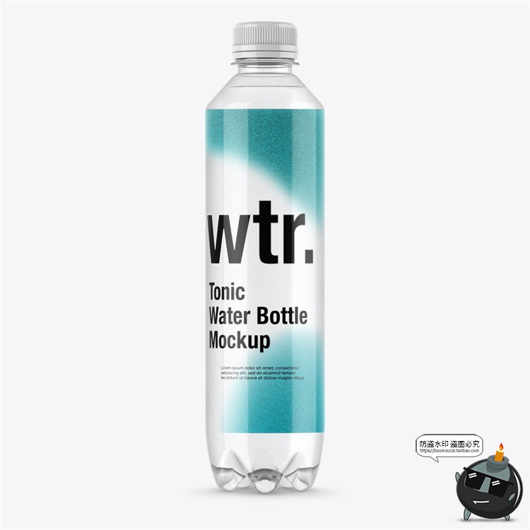 图片[33]-矿泉水饮料塑料玻璃瓶子包装VI效果图展示贴图样机PSD模板PS素材-设计猿