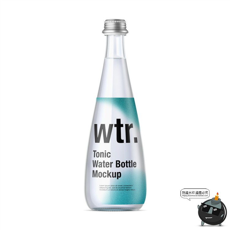 图片[35]-矿泉水饮料塑料玻璃瓶子包装VI效果图展示贴图样机PSD模板PS素材-设计猿