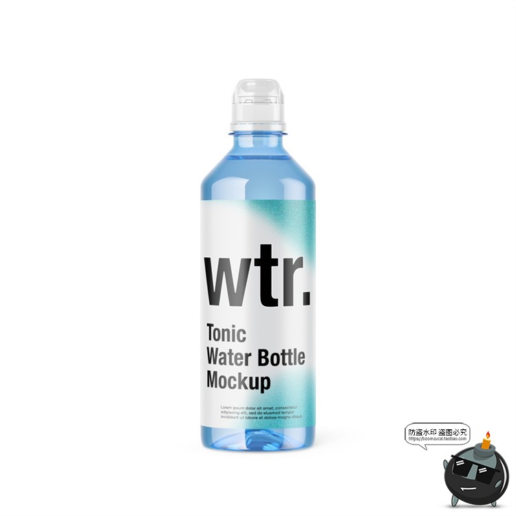 图片[36]-矿泉水饮料塑料玻璃瓶子包装VI效果图展示贴图样机PSD模板PS素材-设计猿