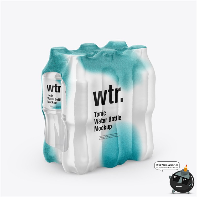 图片[39]-矿泉水饮料塑料玻璃瓶子包装VI效果图展示贴图样机PSD模板PS素材-设计猿