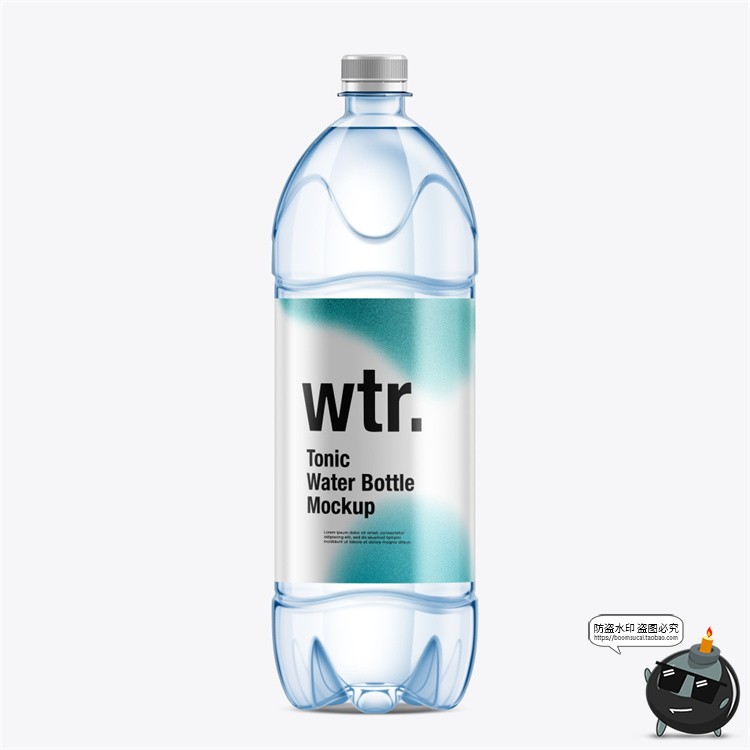 图片[42]-矿泉水饮料塑料玻璃瓶子包装VI效果图展示贴图样机PSD模板PS素材-设计猿