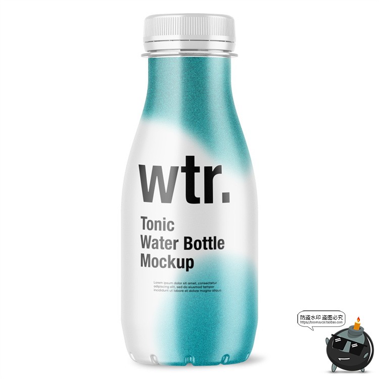 图片[48]-矿泉水饮料塑料玻璃瓶子包装VI效果图展示贴图样机PSD模板PS素材-设计猿