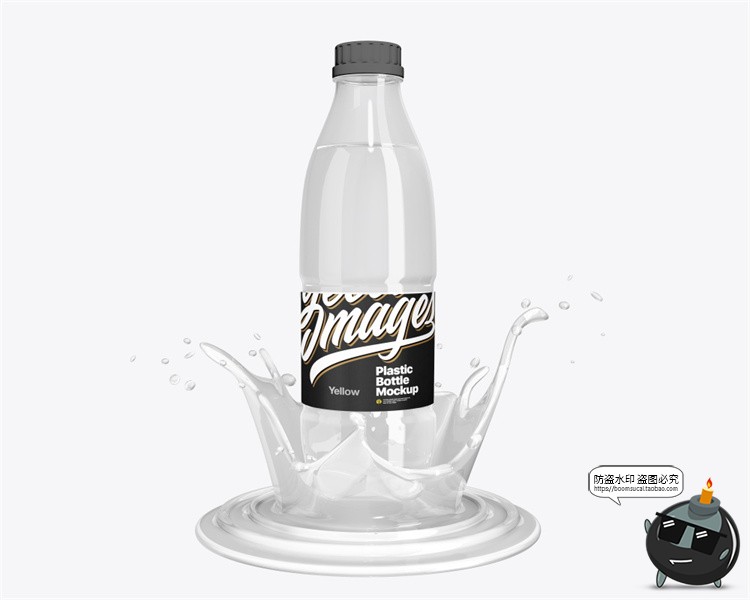 图片[52]-矿泉水饮料塑料玻璃瓶子包装VI效果图展示贴图样机PSD模板PS素材-设计猿