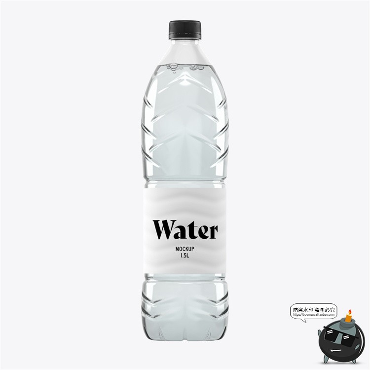 图片[53]-矿泉水饮料塑料玻璃瓶子包装VI效果图展示贴图样机PSD模板PS素材-设计猿