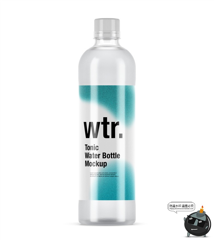 图片[54]-矿泉水饮料塑料玻璃瓶子包装VI效果图展示贴图样机PSD模板PS素材-设计猿