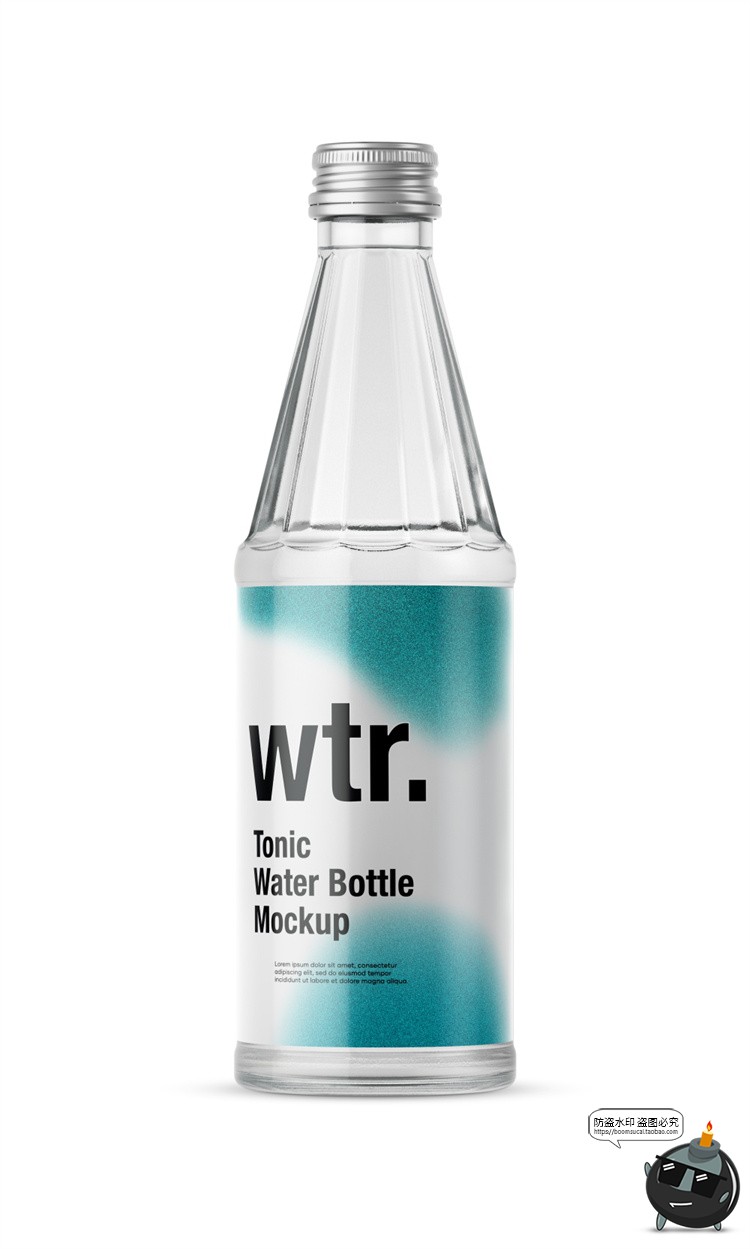 图片[55]-矿泉水饮料塑料玻璃瓶子包装VI效果图展示贴图样机PSD模板PS素材-设计猿