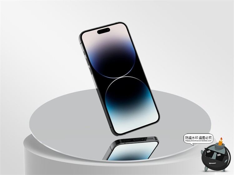 图片[2]-手机屏幕样机iPhone14ProMax作品APP展示UI模型贴图PSD模板素材-设计猿