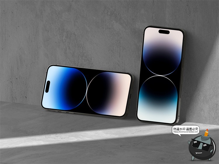 图片[6]-手机屏幕样机iPhone14ProMax作品APP展示UI模型贴图PSD模板素材-设计猿