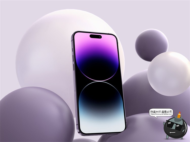 图片[8]-手机屏幕样机iPhone14ProMax作品APP展示UI模型贴图PSD模板素材-设计猿