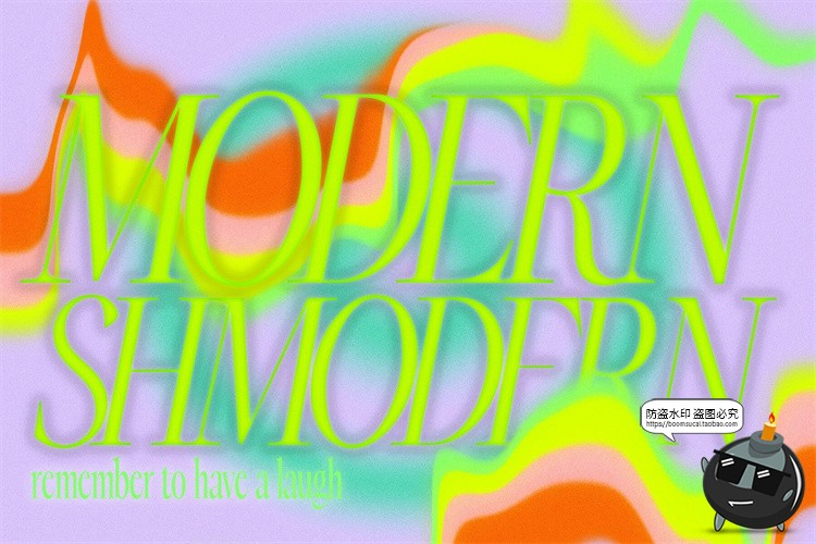 图片[2]-潮流复古酸性迷幻抽象弥散扭曲渐变背景装饰元素PNG免抠图形素材-设计猿