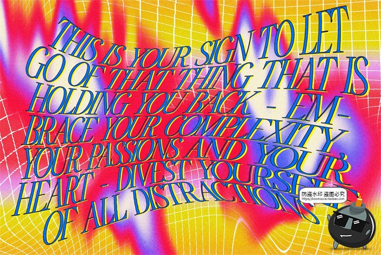 图片[8]-抽象艺术狂野迷幻故障风扭曲渐变背景底纹元素PNG免抠图片素材-设计猿