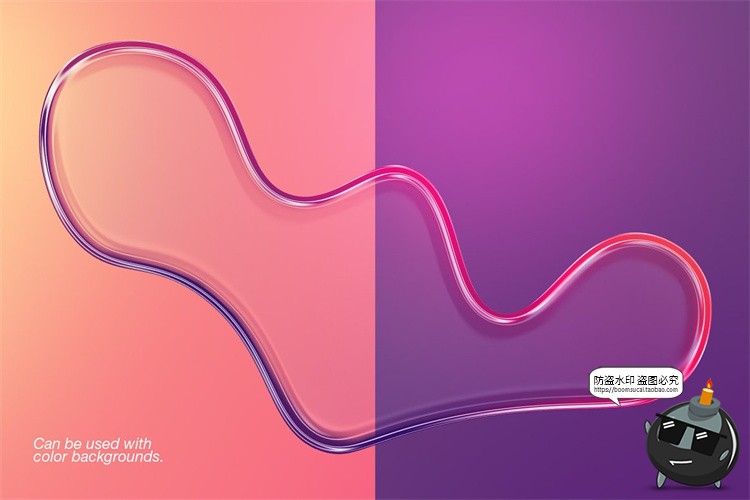 图片[5]-彩虹时尚彩色半透明泡泡水珠艺术气泡主视觉PNG免抠高清图片素材-设计猿