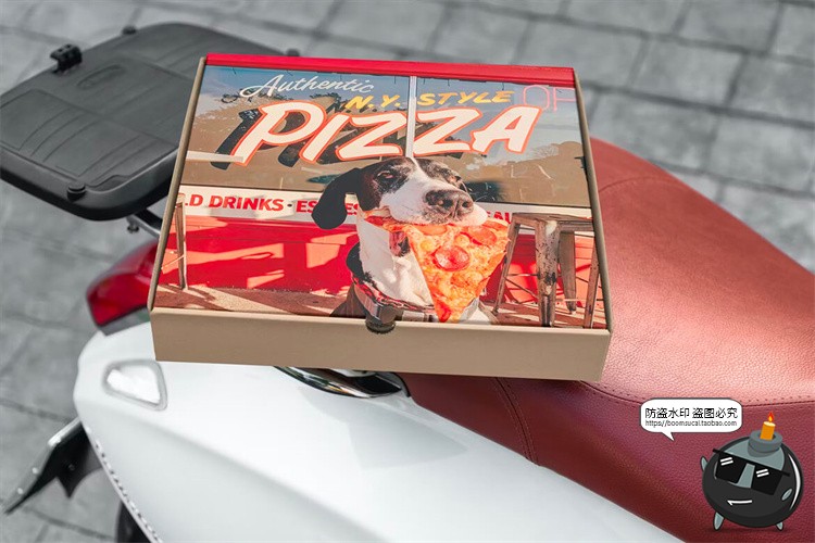 图片[7]-披萨饼类餐饮食品外送外卖打包盒纸盒包装场景样机PSD模板PS素材-设计猿