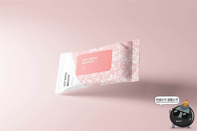 图片[8]-湿巾纸湿厕纸湿纸巾小包随身装产品包装贴图展示PSD模板样机素材-设计猿