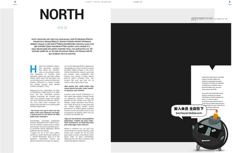 图片[2]-15页旅游杂志画册宣传册品牌手册排版书籍装帧设计AI矢量模板素材-设计猿