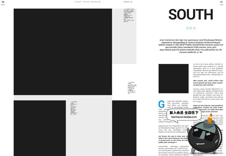 图片[4]-15页旅游杂志画册宣传册品牌手册排版书籍装帧设计AI矢量模板素材-设计猿