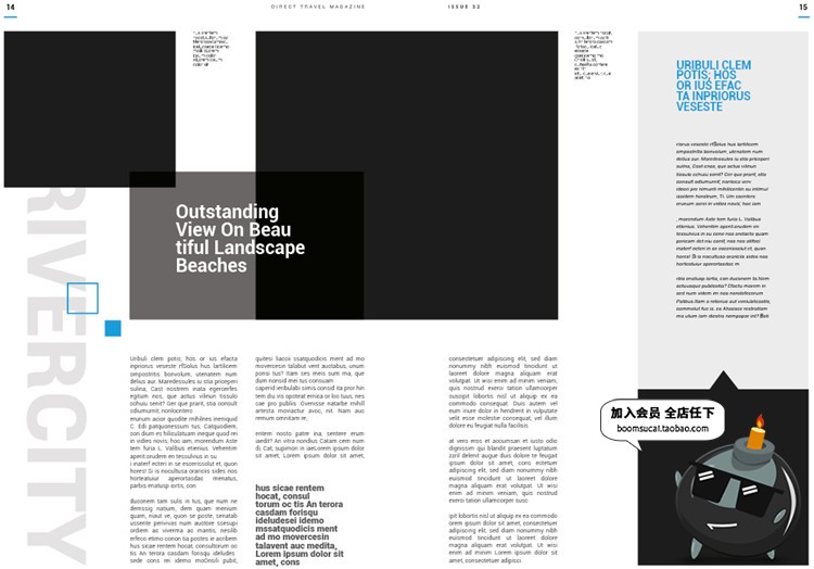 图片[6]-15页旅游杂志画册宣传册品牌手册排版书籍装帧设计AI矢量模板素材-设计猿