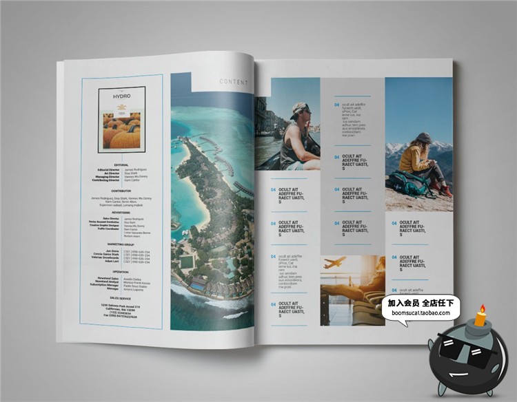 图片[9]-15页旅游杂志画册宣传册品牌手册排版书籍装帧设计AI矢量模板素材-设计猿