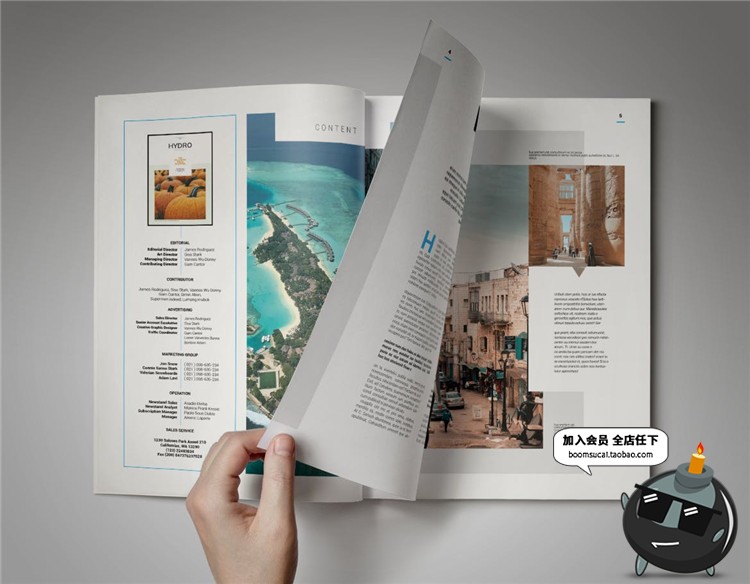图片[10]-15页旅游杂志画册宣传册品牌手册排版书籍装帧设计AI矢量模板素材-设计猿