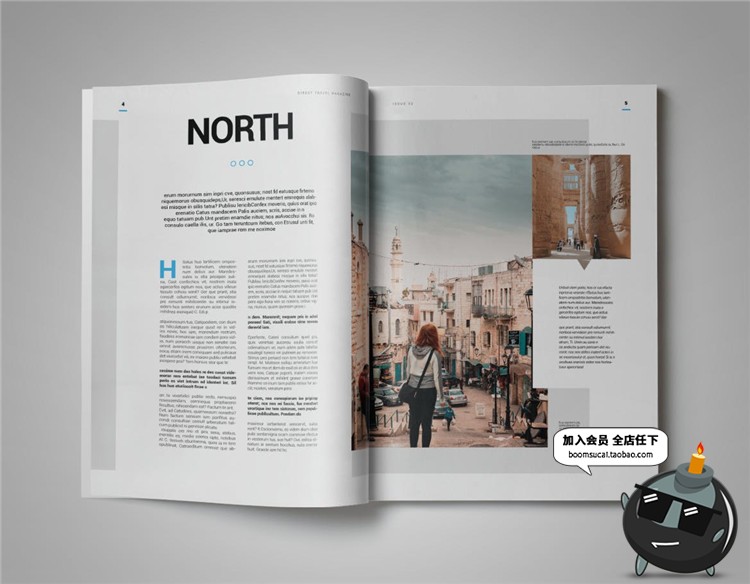 图片[11]-15页旅游杂志画册宣传册品牌手册排版书籍装帧设计AI矢量模板素材-设计猿