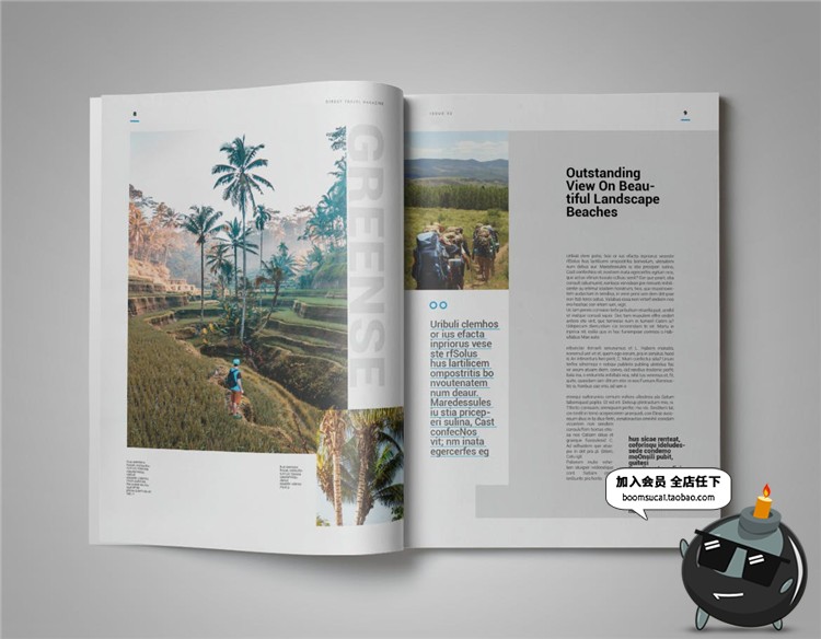 图片[13]-15页旅游杂志画册宣传册品牌手册排版书籍装帧设计AI矢量模板素材-设计猿