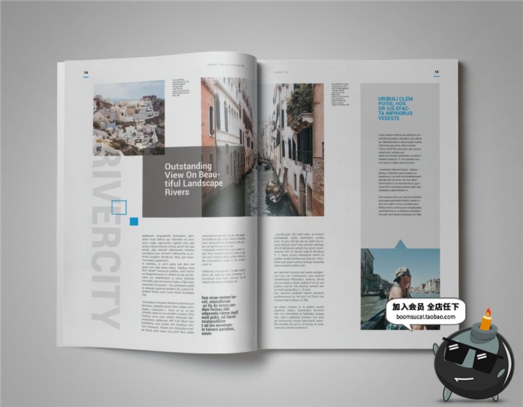 图片[15]-15页旅游杂志画册宣传册品牌手册排版书籍装帧设计AI矢量模板素材-设计猿