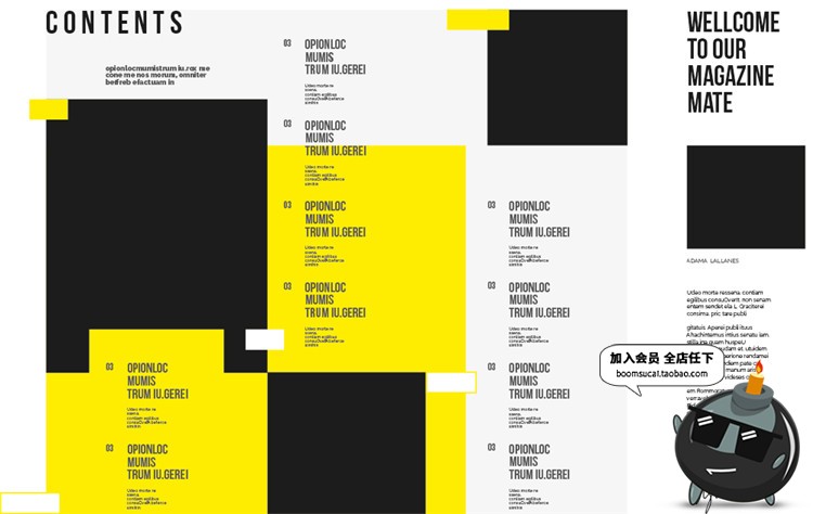 图片[1]-18页品牌手册画册宣传册简约杂志图文排版编排AI矢量模板设计素材-设计猿