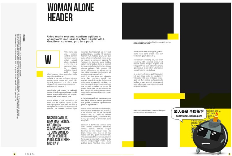 图片[2]-18页品牌手册画册宣传册简约杂志图文排版编排AI矢量模板设计素材-设计猿