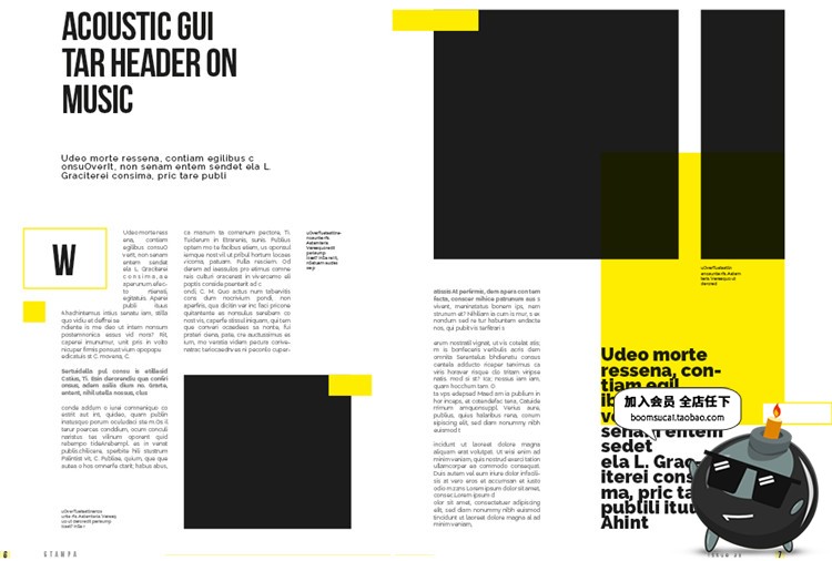 图片[3]-18页品牌手册画册宣传册简约杂志图文排版编排AI矢量模板设计素材-设计猿