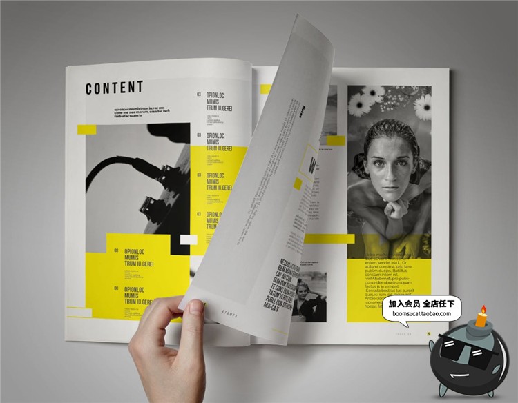 图片[11]-18页品牌手册画册宣传册简约杂志图文排版编排AI矢量模板设计素材-设计猿
