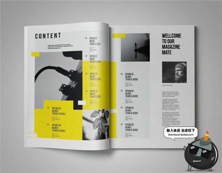 图片[12]-18页品牌手册画册宣传册简约杂志图文排版编排AI矢量模板设计素材-设计猿