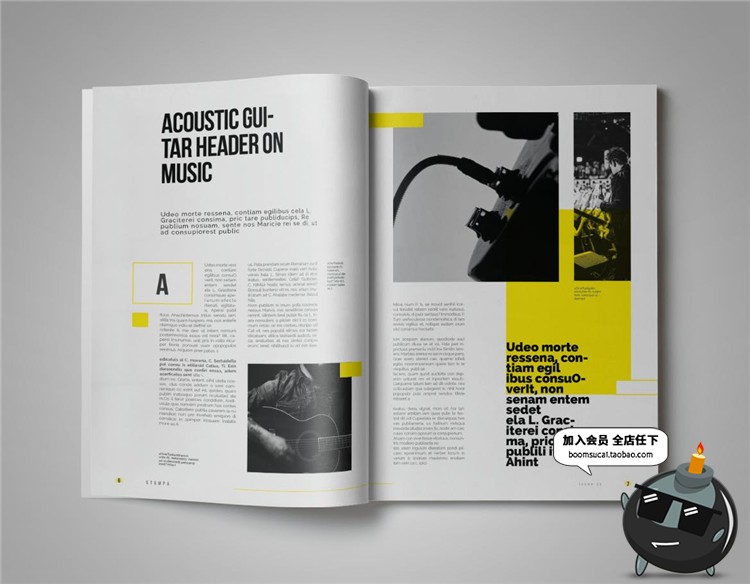 图片[14]-18页品牌手册画册宣传册简约杂志图文排版编排AI矢量模板设计素材-设计猿