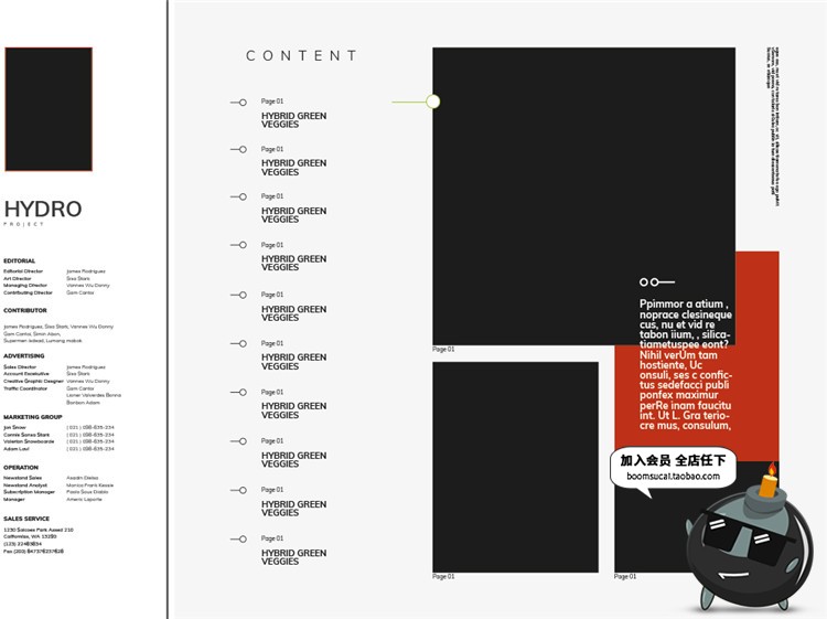 图片[1]-15页绿色健康食品画册宣传册杂志手册书籍图文排版AI矢量设计素材-设计猿
