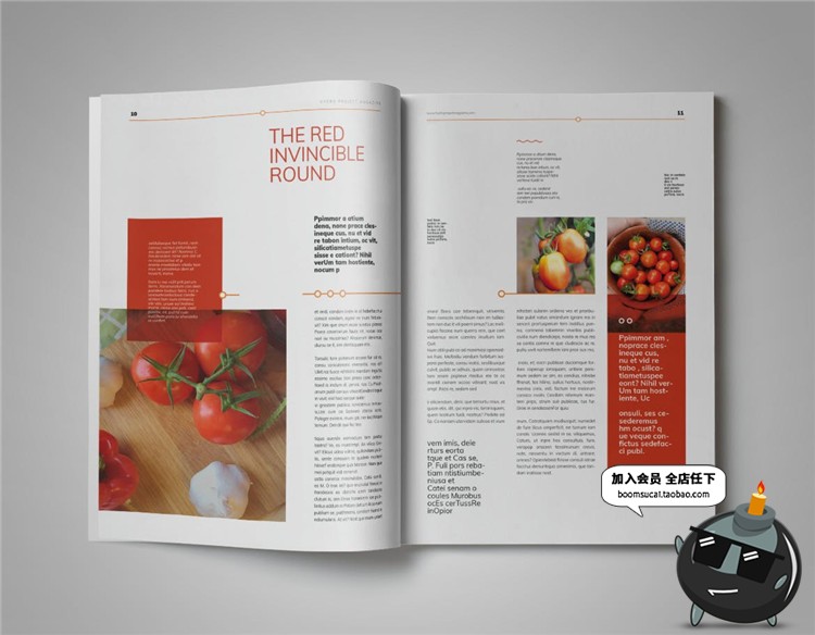 图片[14]-15页绿色健康食品画册宣传册杂志手册书籍图文排版AI矢量设计素材-设计猿