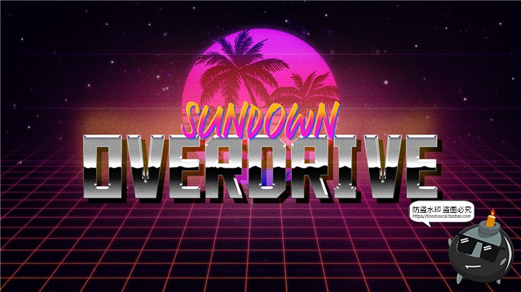 图片[6]-80年代复古老式潮流霓虹特效炫彩效果PSD模板样式特效字PS素材-设计猿