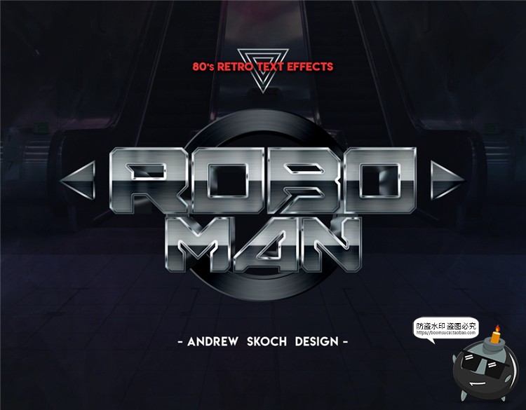 图片[9]-80年代复古风霓虹灯激光潮流文字特效字ASL样式PSD模板PS设计素材-设计猿