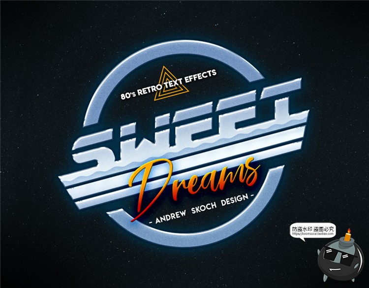 图片[10]-80年代复古风霓虹灯激光潮流文字特效字ASL样式PSD模板PS设计素材-设计猿