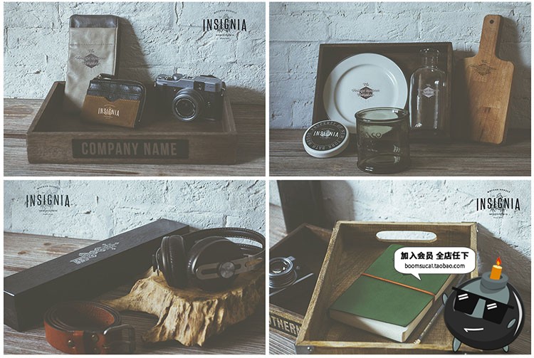 图片[4]-复古文艺风格Logo品牌标志贴图效果展示PSD文创样机模板素材合集-设计猿