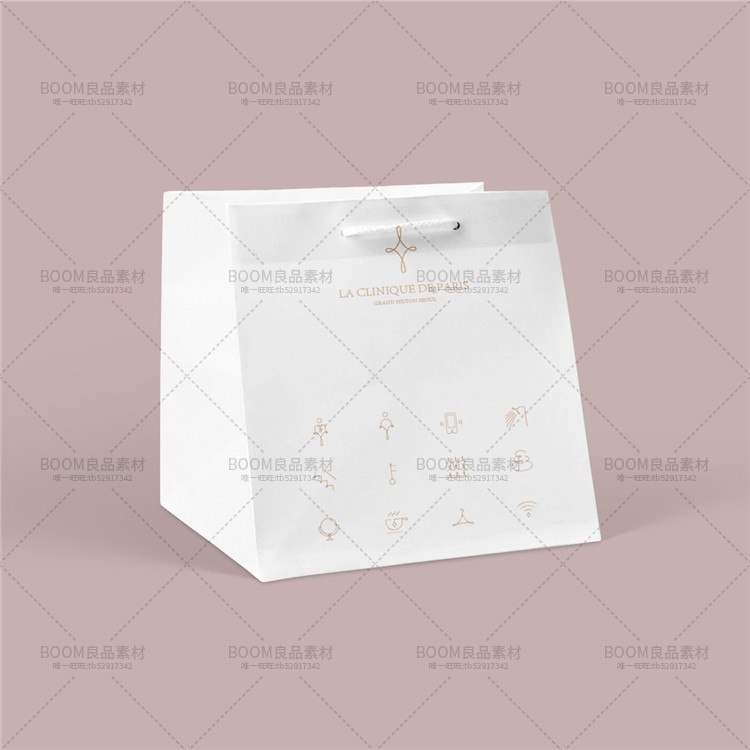 图片[3]-手提袋购物纸袋效果展示标志LOGO智能贴图VI文创样机模板PSD素材-设计猿