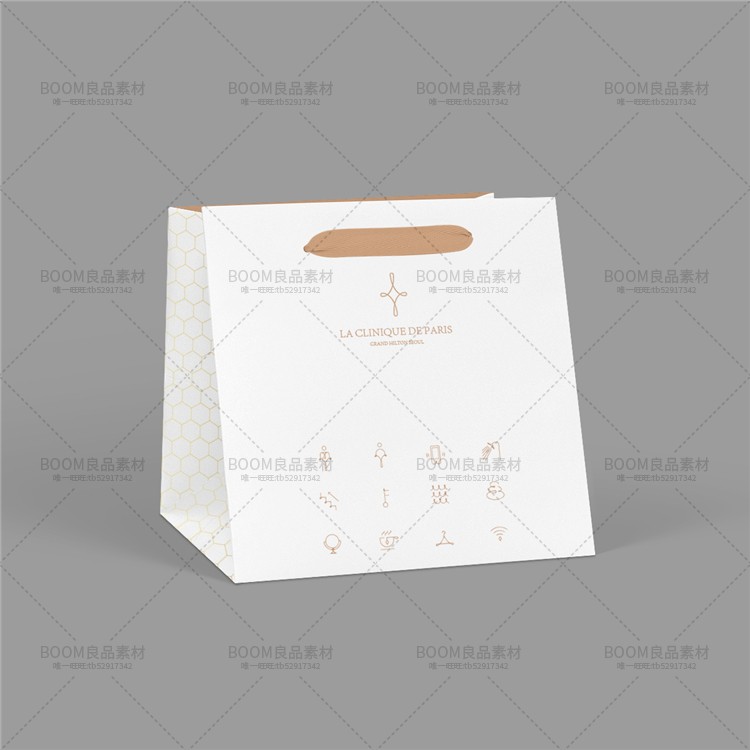 图片[5]-手提袋购物纸袋效果展示标志LOGO智能贴图VI文创样机模板PSD素材-设计猿