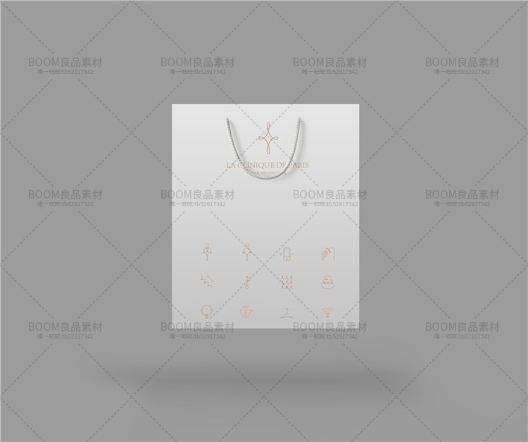 图片[8]-手提袋购物纸袋效果展示标志LOGO智能贴图VI文创样机模板PSD素材-设计猿