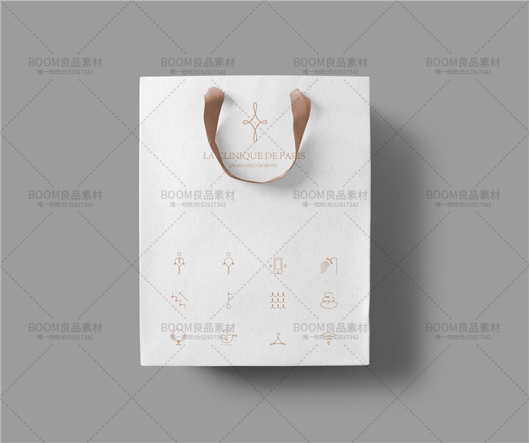 图片[23]-手提袋购物纸袋效果展示标志LOGO智能贴图VI文创样机模板PSD素材-设计猿