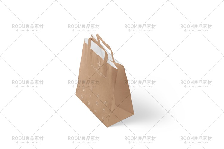 图片[41]-手提袋购物纸袋效果展示标志LOGO智能贴图VI文创样机模板PSD素材-设计猿