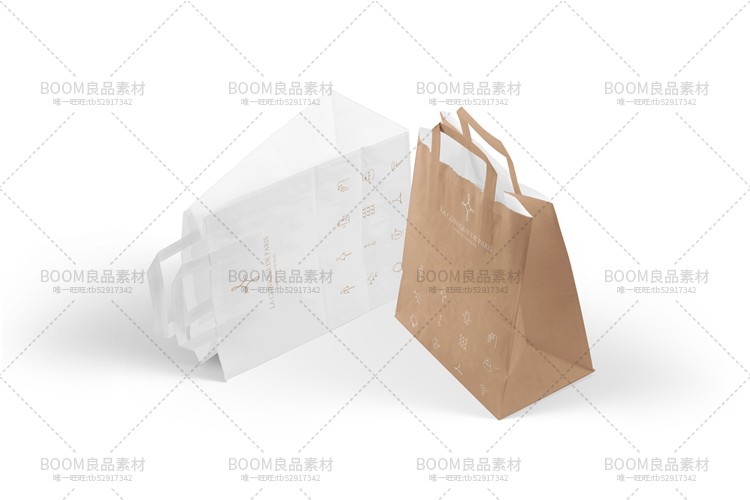 图片[43]-手提袋购物纸袋效果展示标志LOGO智能贴图VI文创样机模板PSD素材-设计猿