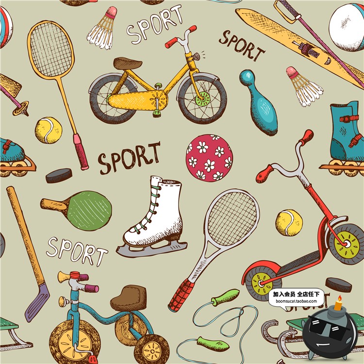 图片[3]-儿童卡通玩具手绘图案小火车飞机玩偶坦克手账AI矢量设计制作素材-设计猿