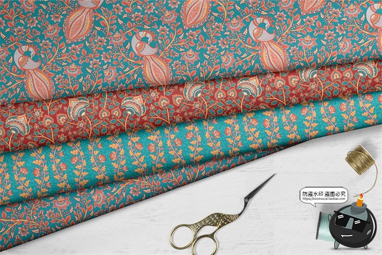 图片[9]-异域民族风情传统装饰纹样边框底纹丝巾墙纸图案AI矢量PNG素材-设计猿